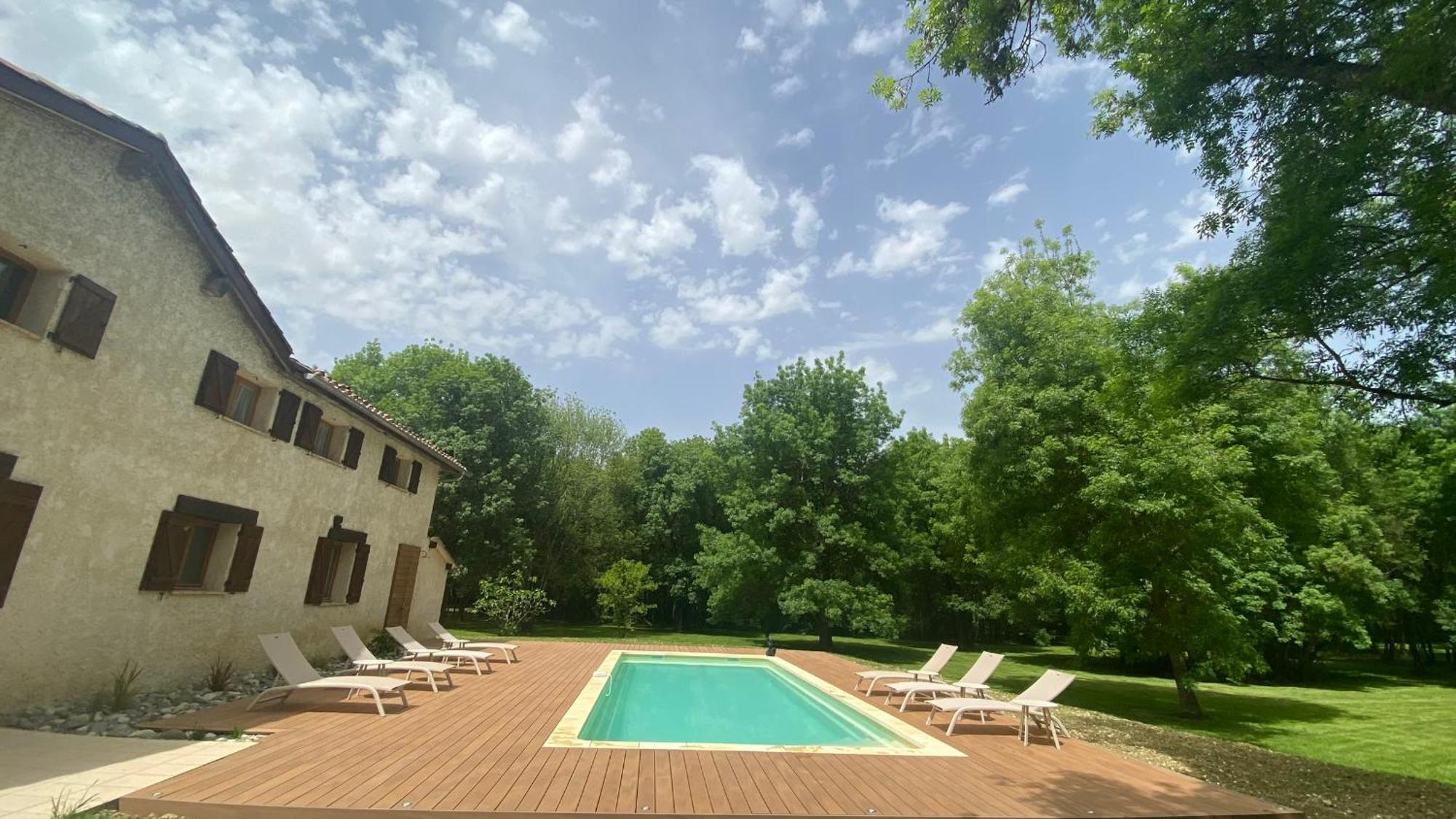 Gite Le Moulin Samsara Homps  Bagian luar foto